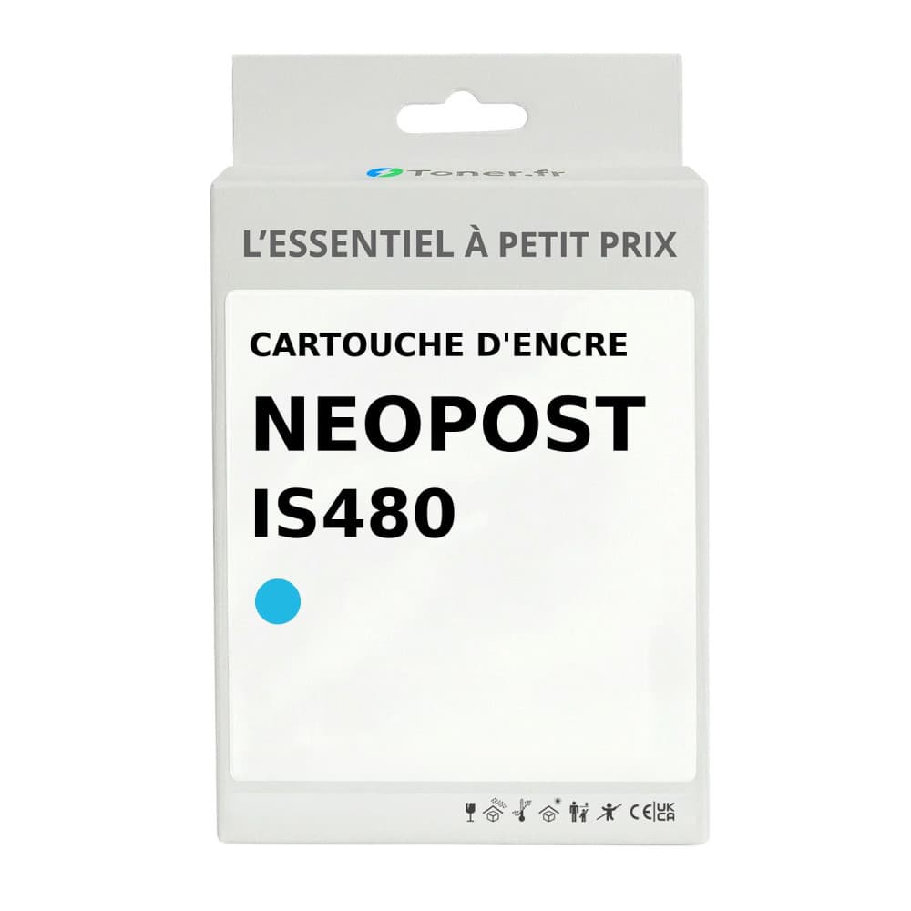 Cartouche d'encre compatible Neopost IS480 Bleu