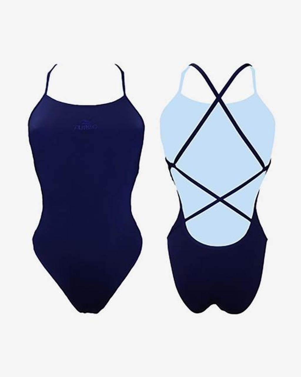 Maillot de bain Turbo Sirene bleu marine femme - XXL