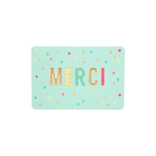Mini Carte De Voeux - Évènement De La Vie - Merci