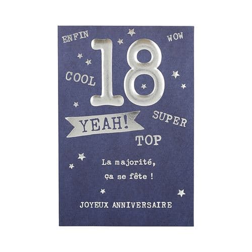 Carte Anniversaire - Enfin Wow Cool Super Yeah ! Top La majorité ça se fête !
